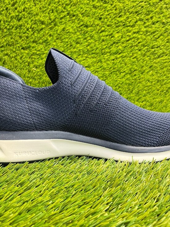 Kuru Atom Mens Size 9.5 Blue White Athletic Walking Slip On Shoes Sneakers main image 9
